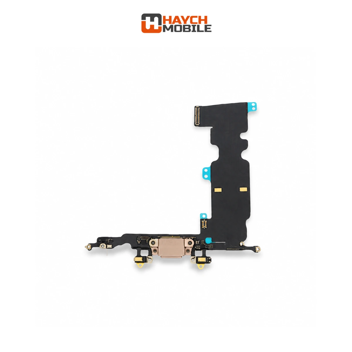 iPhone 8 Plus Compatible Charging Port Flex Cable [Gold]