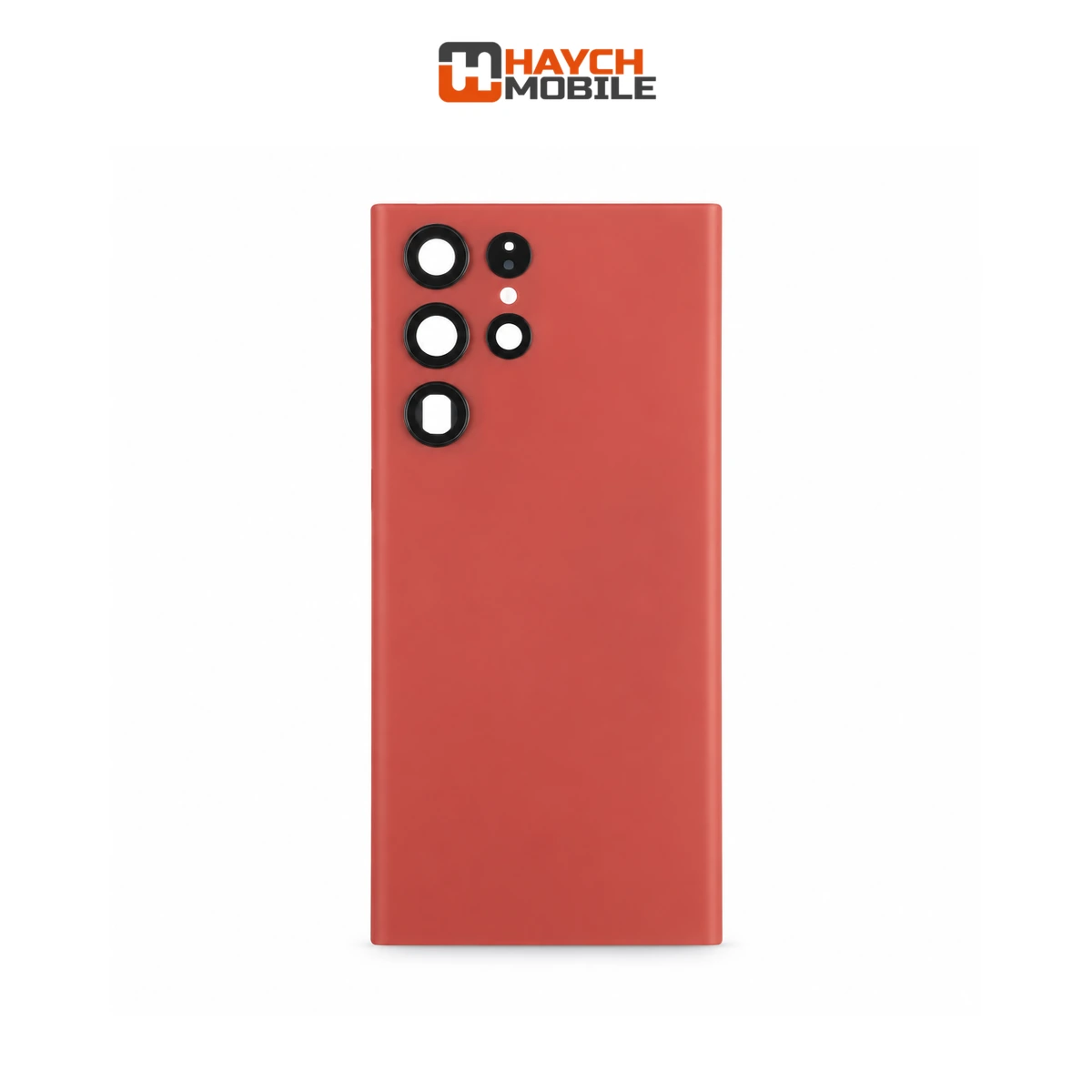 Samsung Galaxy S22 Ultra (S908) Back Glass [High Quality with Camera Lens] [Red]