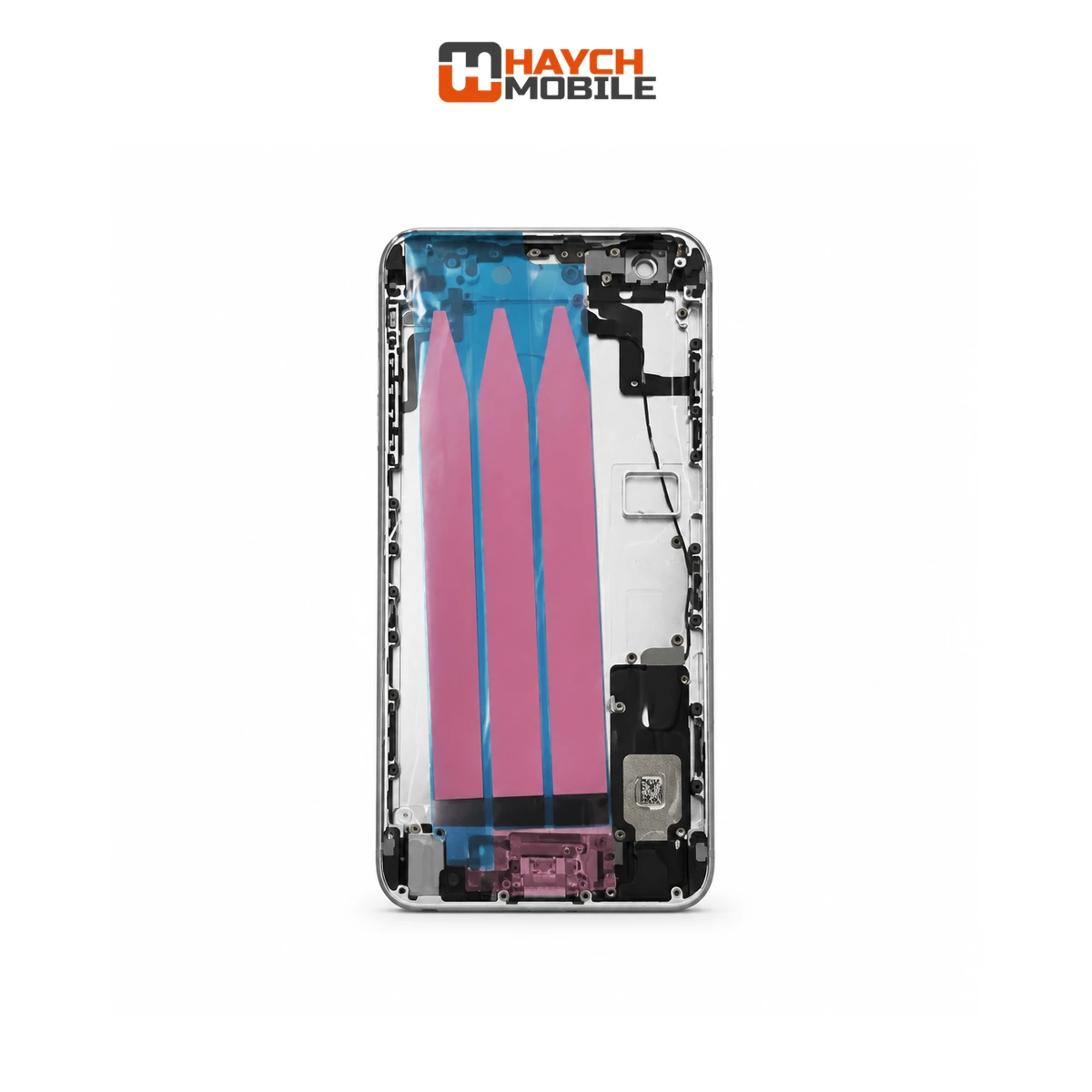 iPhone 6S Plus Compatible Back Housing with Accessories [Silver] Rear Housing