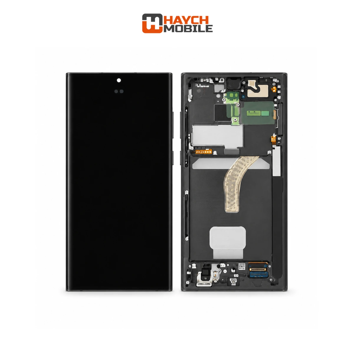 Samsung Galaxy S22 Ultra (S908) LCD Touch Digitizer Screen [Service Pack] [Black] GH82-27488A GH82-27489A