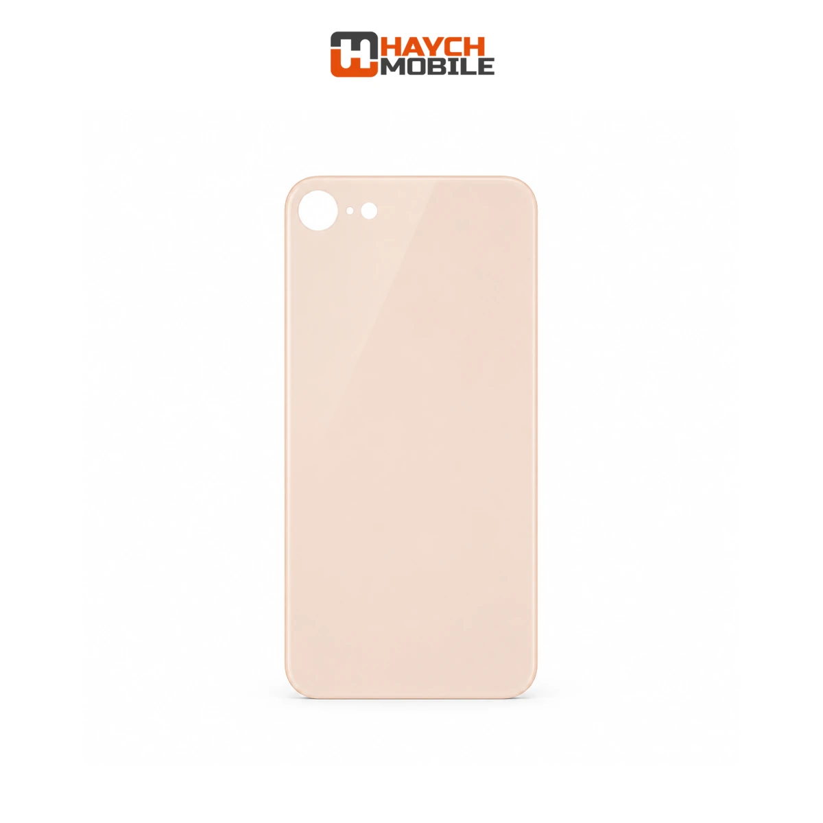 iPhone 8 Compatible Back Cover Glass with Big Camera Hole [Gold]