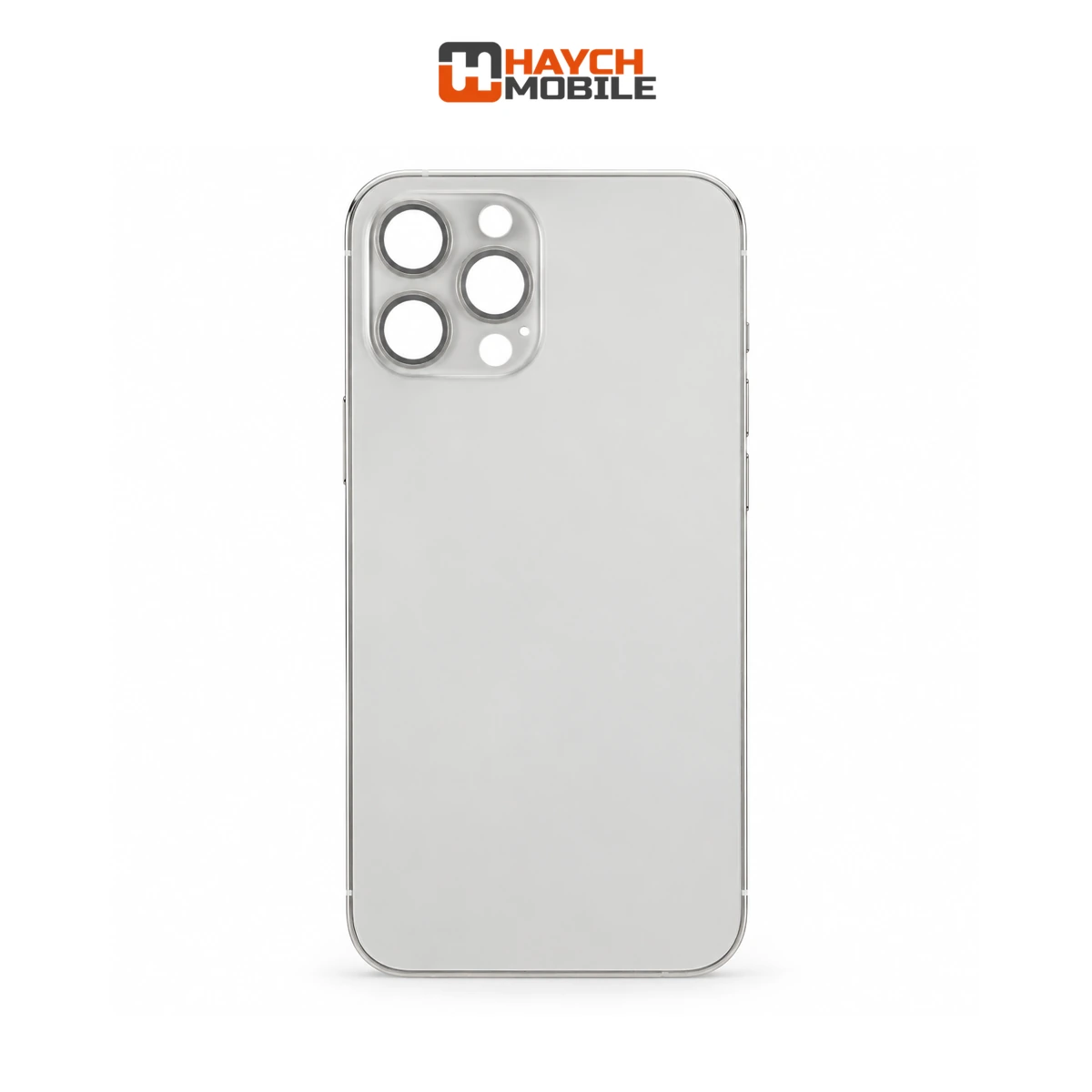 iPhone 12 Pro Compatible Back Housing with Small Parts [Silver] Rear Housing