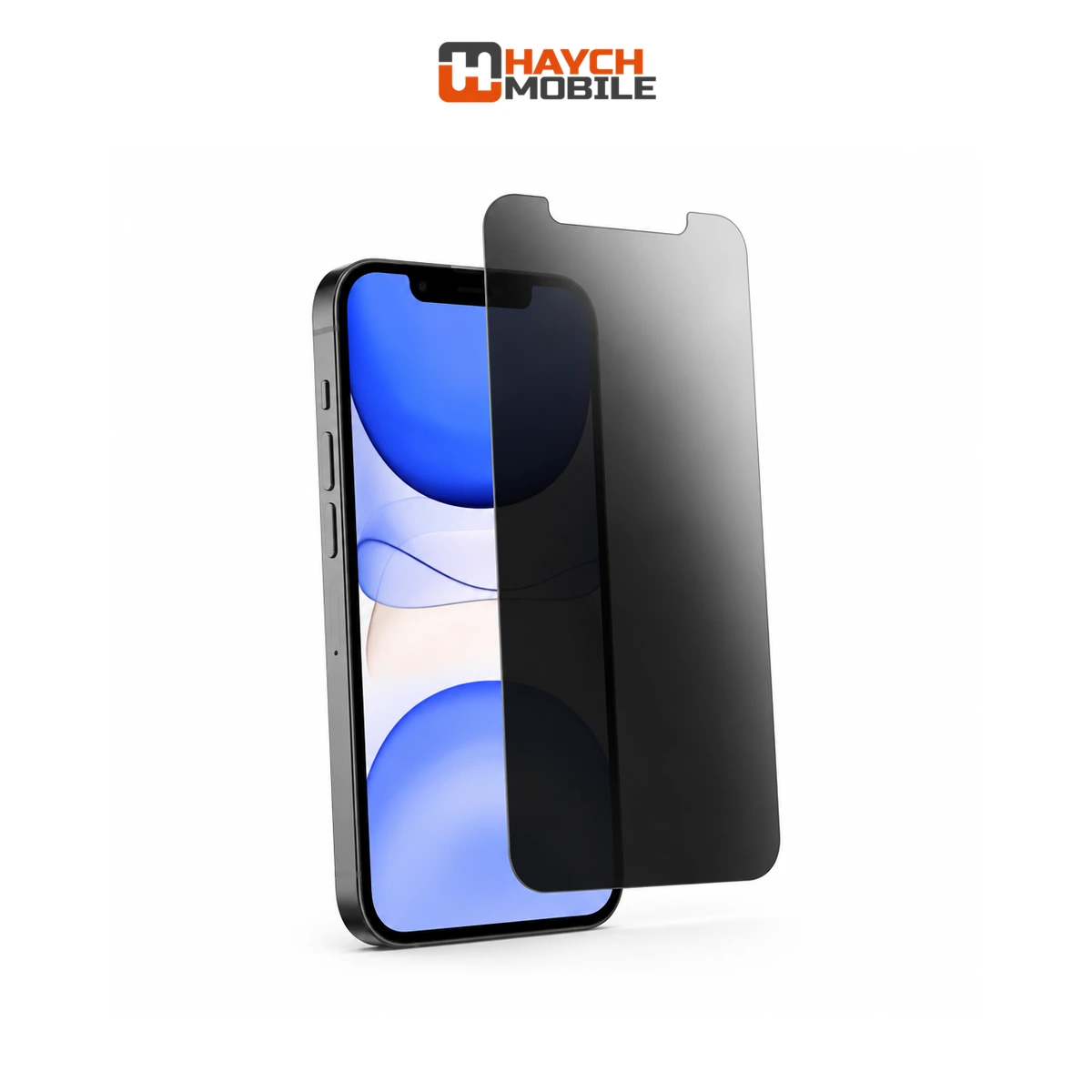 iShield Shatterproof Hybrid Glass Screen Protector, iPhone 13 / 13 Pro / 14 [Privacy]