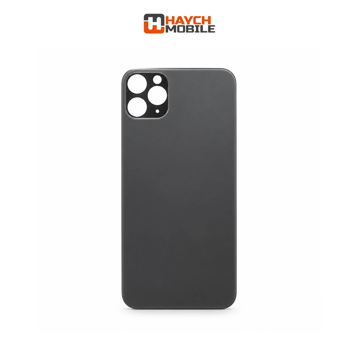iPhone 11 Pro Max Compatible Back Cover Glass with Big Camera Hole [Space Grey]