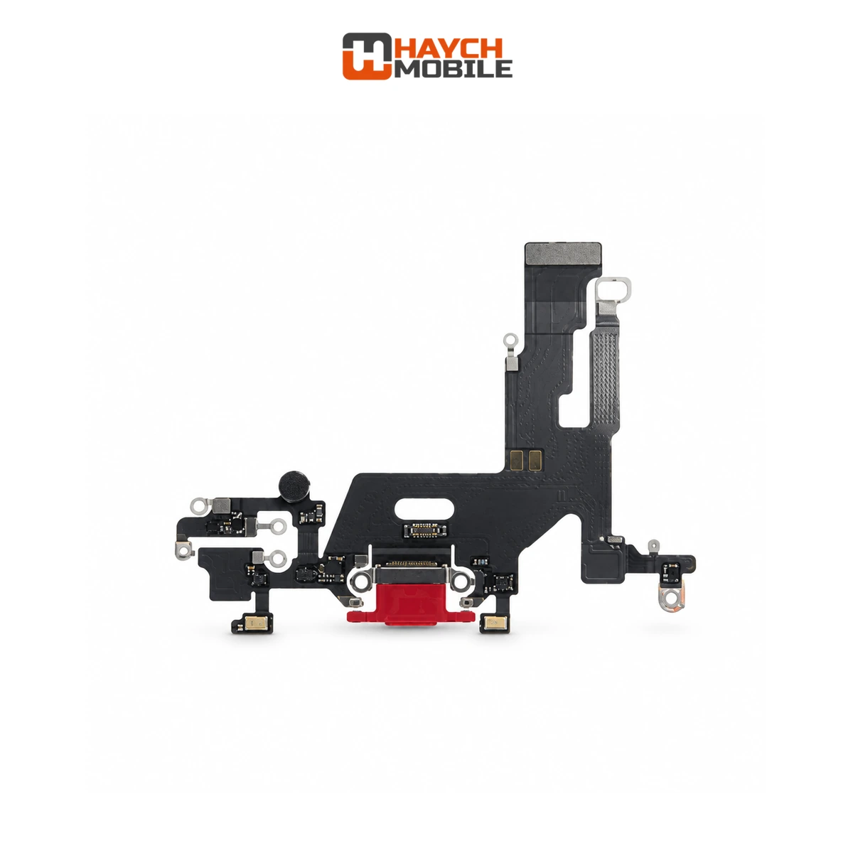 iPhone 11 Compatible Charging Port Flex Cable [Red]