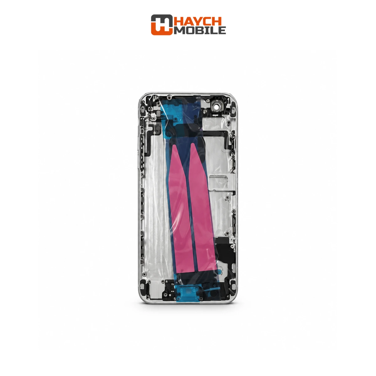 iPhone 6 Compatible Back Housing with Accessories [Silver] Rear Housing