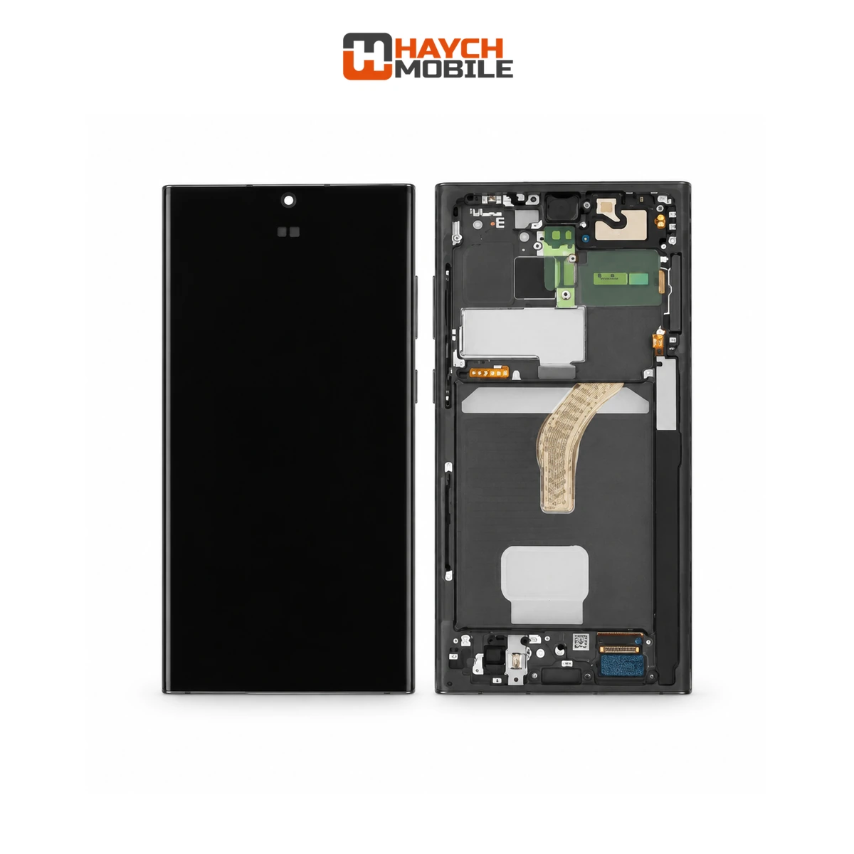 Samsung Galaxy S22 Ultra (S908) LCD Touch Digitizer Screen [Secondhand Original] [Graphite Black]