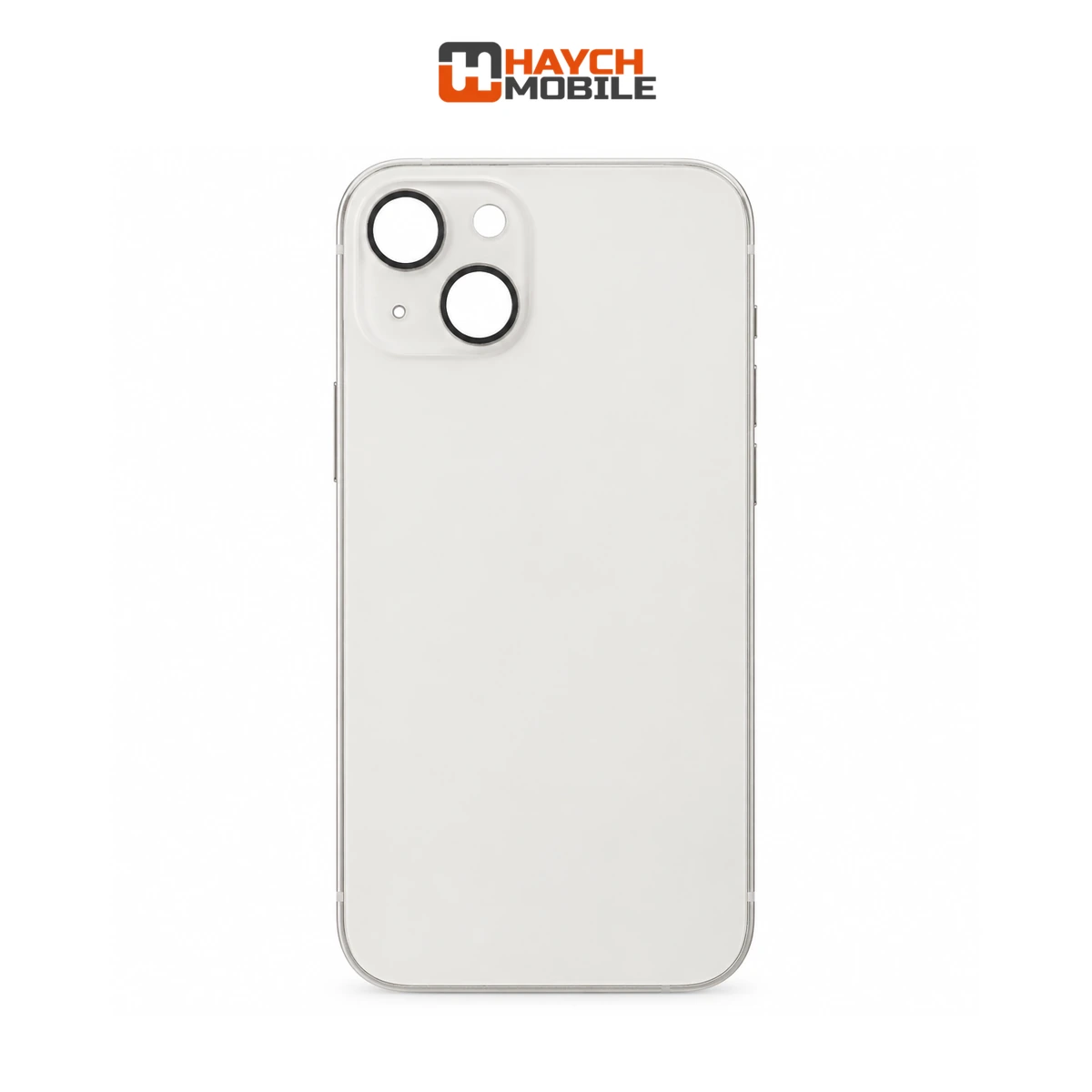 iPhone 13 Compatible Back Housing with Small Parts [Starlight] Rear Housing