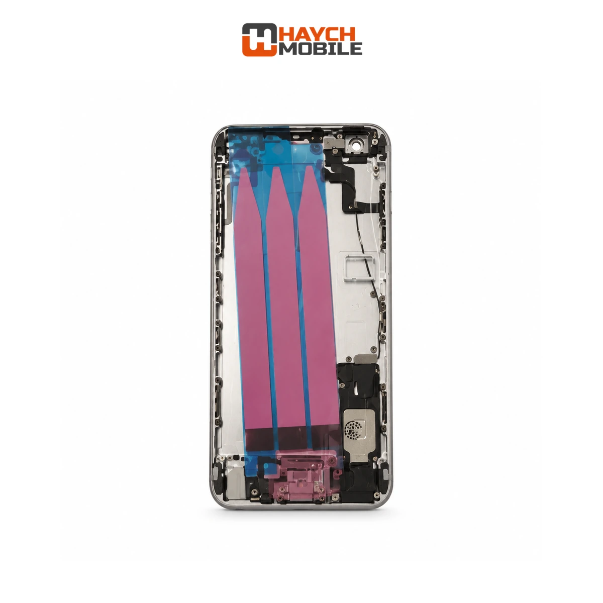 iPhone 6S Plus Compatible Back Housing with Accessories [Grey] Rear Housing