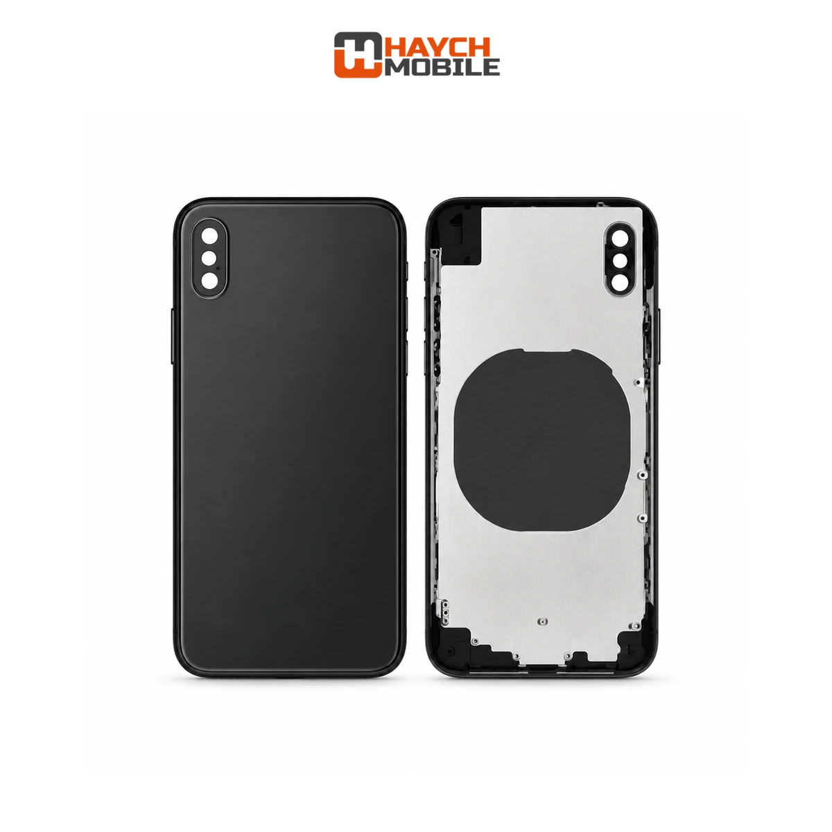 iPhone X Compatible Back Housing [No Small Parts] [Space Grey] Rear Housing