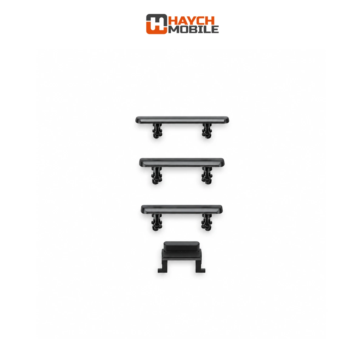 iPhone XR Compatible Hard Button Set [Power/Volume/Switch] [Space Grey]