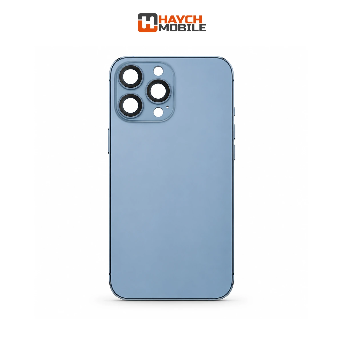 iPhone 13 Pro Compatible Back Housing with Small Parts [Sierra Blue] Rear Housing