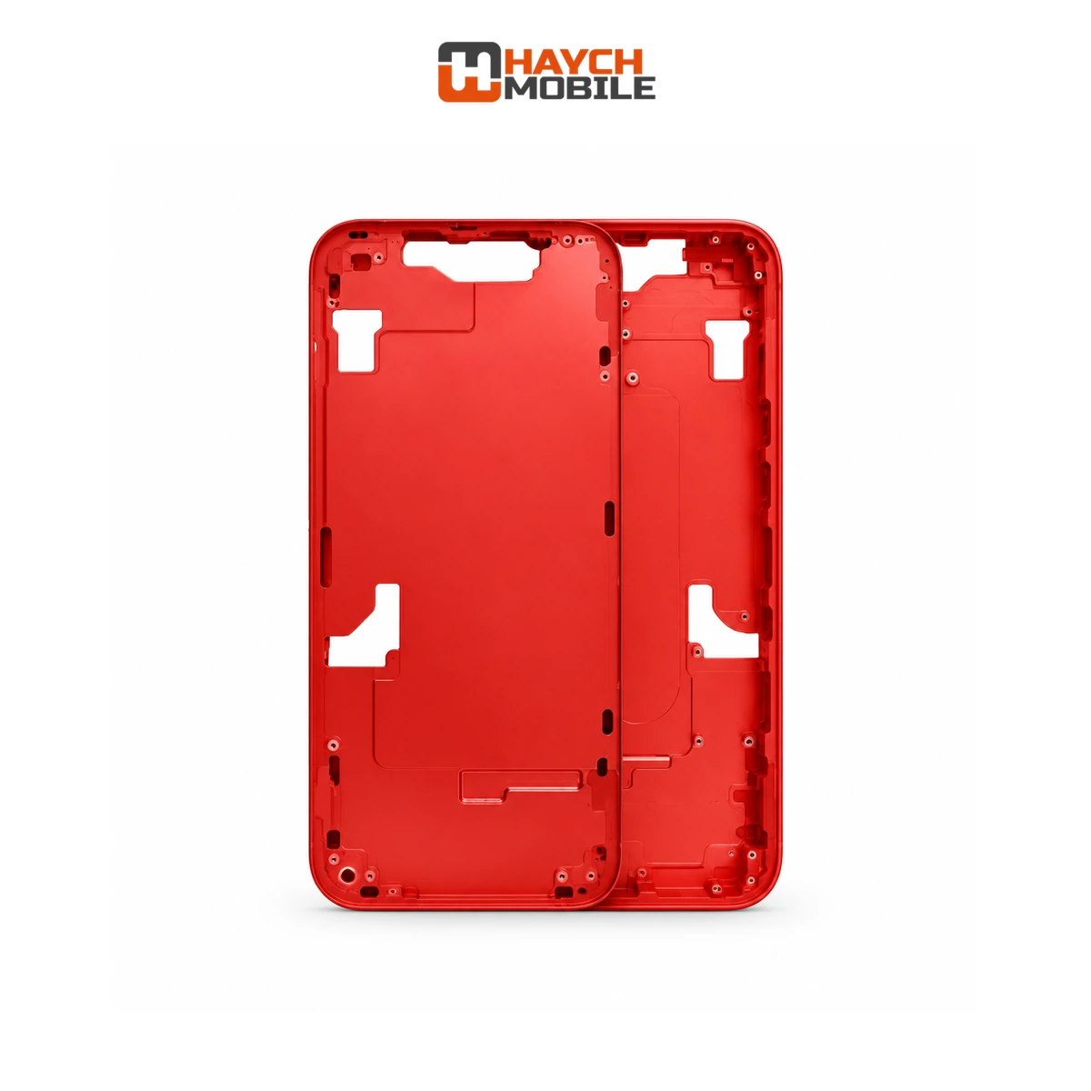 iPhone 14 Compatible Back Housing [No Small Parts] [Red] Rear Housing